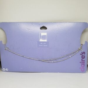 Claire's Silver-Tone Waist Chain Belt